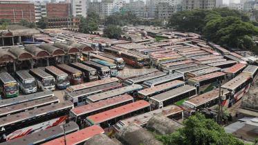 ঢাকার সঙ্গে সব জেলার বাস যোগাযোগ বন্ধ