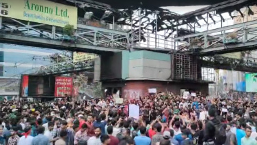 মিরপুর ১০ নম্বর গোলচত্বরে বিক্ষোভ