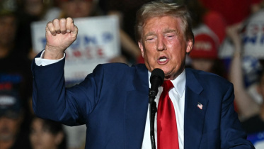 নেভাদায় নির্বাচনী প্রচারণা চালাচ্ছেন ডোনাল্ড ট্রাম্প। ছবি: এএফপি (১৩ সেপ্টেম্বর, ২০২৪)