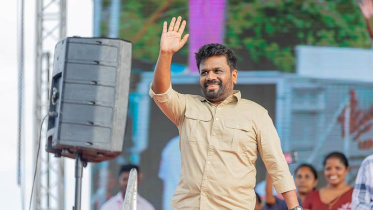 শ্রীলঙ্কার নতুন প্রেসিডেন্ট অনুড়া দিশানায়েকে। ফাইল ছবি: দ্য আইল্যান্ড শ্রীলঙ্কা 