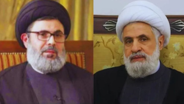 হাশেম সাফিএদ্দিন (বাঁয়ে) ও নাঈম কাশেম (ডানে)। কোলাজ ছবি: সংগৃহীত