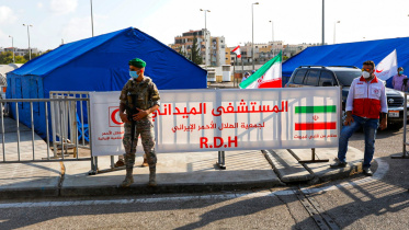 লেবানন-সিরিয়া সীমান্তে ইরানের ফিল্ড হাসপাতাল। ছবি: সংগৃহীত