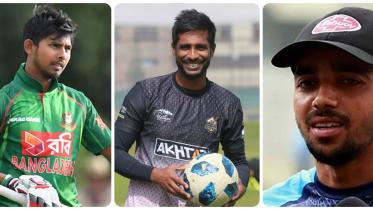 Mosaddek Hossain, Shuvagata Hom & Mominul Haque 