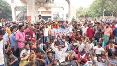 ব্যাটারি রিকশা, সড়ক অবরোধ, আগারগাঁও,