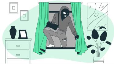 বাড়িতে ডাকাতি প্রতিরোধ