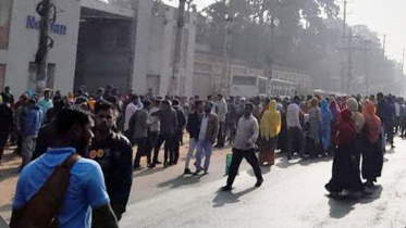 গাজীপুর, কাশিমপুর, বেতন বৃদ্ধি, শ্রমিক বিক্ষোভ, পোশাক কারখানা,