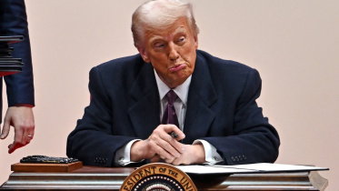 আবারও হোয়াইট হাউসে ট্রাম্প। ছবি: এএফপি