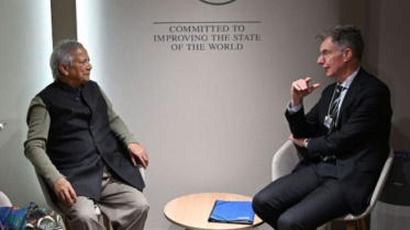 মিউনিখ নিরাপত্তা সম্মেলনের চেয়ারম্যান রাষ্ট্রদূত ক্রিস্টোফ হিউসগেন প্রধান উপদেষ্টা ড. ইউনূসের সাথে সাক্ষাৎ করেন। ছবি : পিআইডি/বাসস