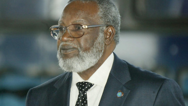 নামিবিয়ার প্রয়াত সাবেক প্রেসিডেন্ট স্যাম নজুমা। ফাইল ছবি: এএফপি