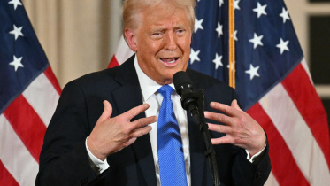 মার আ লাগোয় ডোনাল্ড ট্রাম্প। ছবি: এএফপি