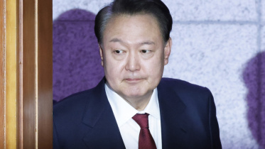 দক্ষিণ কোরিয়ার অভিশংসিত প্রেসিডেন্ট ইউন সুক ইওল। ছবি: এএফপি