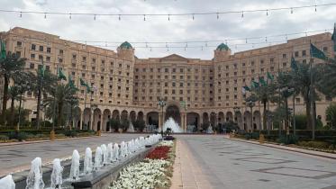 রিয়াদের রিৎজ কার্লটন হোটেলে আয়োজিত হতে যাচ্ছে রুশ-মার্কিন বৈঠক। ছবি: এএফপি