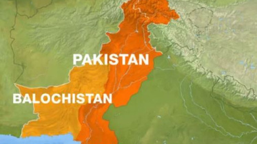 বেলুচিস্তানের মানচিত্র। প্রতীকী ছবি: সংগৃহীত