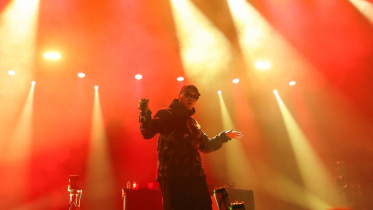 আইরিশ ব্যান্ড নিক্যাপের র‍্যাপার মো চারা। ফাইল ছবি: এএফপি