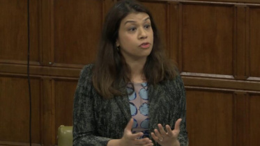 ব্রিটিশ পার্লামেন্টে বক্তব্য রাখছেন টিউলিপ। ফাইল ছবি: tulipsiddiq.com 