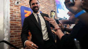 নিউইয়র্কের মেয়র নির্বাচনে ডেমোক্র্যাটিক পার্টির সম্ভাব্য প্রার্থী জোহরান মামদানি। ফাইল ছবি: রয়টার্স