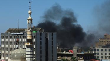 দুই গোষ্ঠীর সংঘাতে জ্বলছে সিরিয়ার সওয়েইদা অঞ্চল। ছবি: এএফপি
