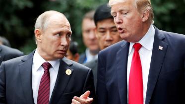 মার্কিন প্রেসিডেন্ট ট্রাম্প ও রুশ প্রেসিডেন্ট পুতিন। ফাইল ছবি: রয়টার্স