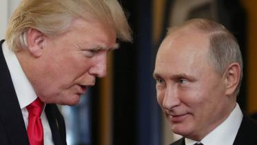 ডোনাল্ড ট্রাম্প ও ভ্লাদিমির পুতিন। ফাইল ছবি: এএফপি