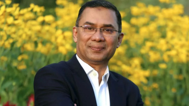 বিএনপির ভারপ্রাপ্ত চেয়ারম্যান তারেক রহমান। ফাইল ছবি: বাসস