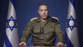 ইসরায়েলি সেনাবাহিনীর মুখপাত্র এফি ডেফরিন। ফাইল ছবি: ভিডিও থেকে স্ক্রিণশট