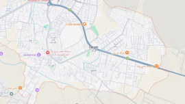 ফার্স প্রদেশের গেরাশ অঞ্চলে ভূমিকম্প আঘাত হানে। ছবি: গুগল ম্যাপস