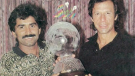 Imran Khan & Javed Miandad 