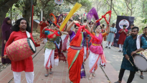 পহেলা বৈশাখ ১৪৩২ উদযাপন। ছবি: প্রবীর দাশ/স্টার 
