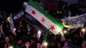 বাশার আল-আসাদের পতনের এক বছর পূর্তি উদযাপন করছে সিরিয়রা। ছবি: রয়টার্স