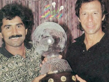 Imran Khan & Javed Miandad 