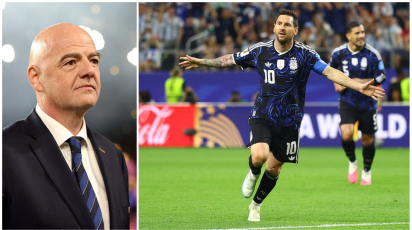 infantino and Messi