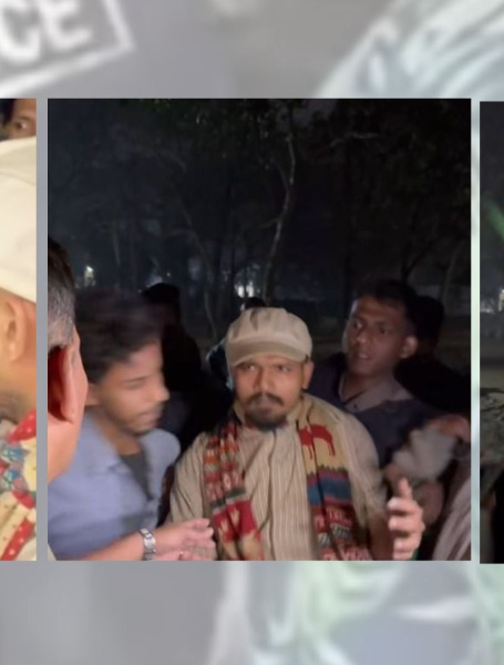 Police beating at Sohrawardi Udyan