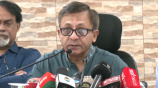 বক্তব্য দিচ্ছেন বাণিজ্যমন্ত্রী খন্দকার আব্দুল মুক্তাদির। ছবি: ভিডিও থেকে নেওয়া