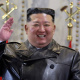 ক্ষমতাসীন দলের কুচকাওয়াজে কিম জং উন। ছবি: রয়টার্স